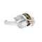 Trans Atlantic Co. Heavy Duty Brushed Chrome Grade 1 Commercial Cylindrical Passage Hall/Closet Door Handle DL-LHV10-US26D - alternate 1